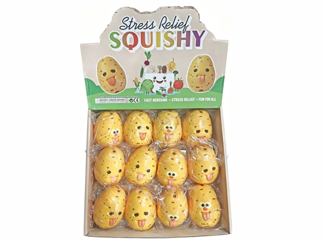 Squishy "Potato"; 10cm; 12er Display