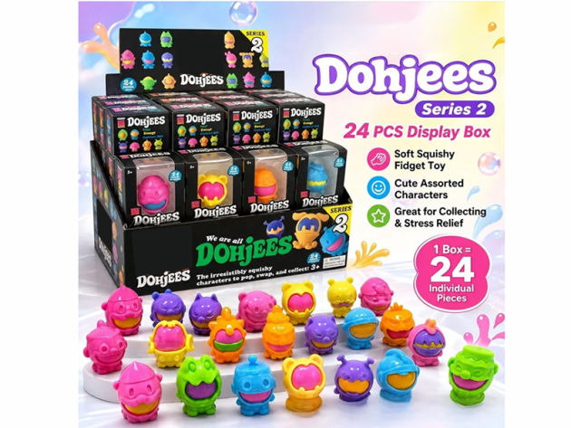 Squishy "Doojees" Fidget Toy "Doojees"; 24er Display