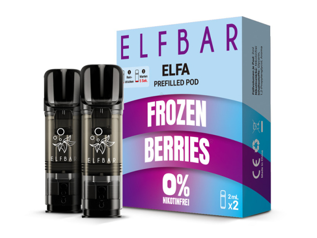 ELFBAR ELFA Prefilled Pod - Frozen Berries - 0mg - 2er Set