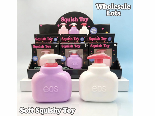 Squishy "Duschgel" Stressabbau-Spielzeug; 12er Display
