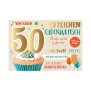 KULTURA Gru&szlig;karten "Runder Geburtstag",...