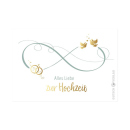 KULTURA Gru&szlig;karten "Hochzeit", 4er Pack