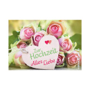 KULTURA Gru&szlig;karten "Hochzeit", 4er Pack