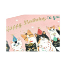 PAPELINO Gru&szlig;karten "Geburtstag", 4er Pack