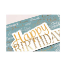 BONJOUR Grußkarten "Geburtstag", 3er Pack