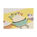 BONJOUR Grußkarten "Geburtstag", 3er Pack