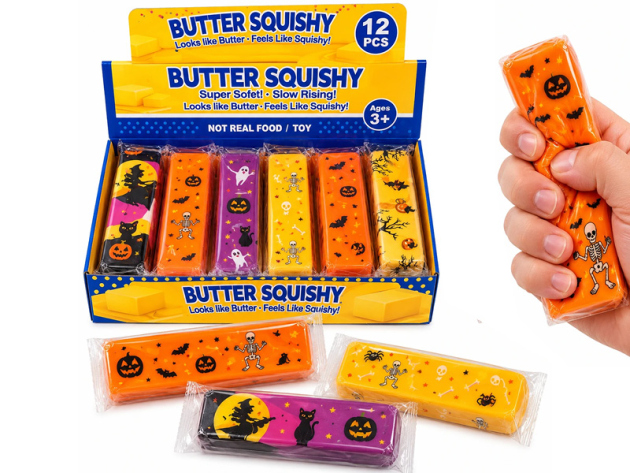 Squishy "Butter Halloween"; 12er Display