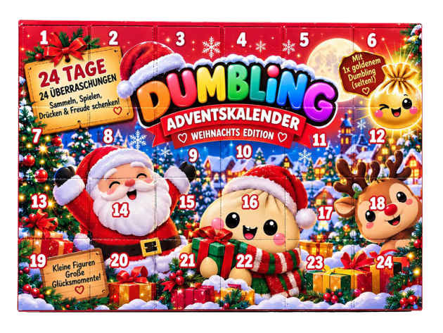 Adventskalender Squishy "Weihnachts Edition"