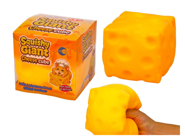 Squishy "Giant Käse" XXL; 11 cm