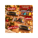 Squishy "Christmas Butter", 14x8x24cm, 12er Display