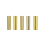 Metallfeuerzeuge "Goldbar" Flint, 25er Display