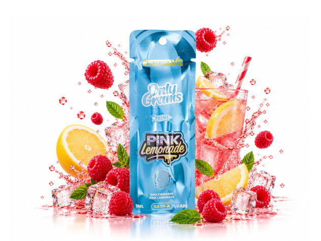 Only Grams Vape - Pink Lemonade - Prime - Superior V2 - 1ml