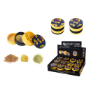 Grinder "HAPPY FACE", 6.2 x 6.2 x 4.8 cm, 12er...