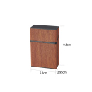 Zigarettenboxen "WOODEN" für 20 Zig., 3-fach sortiert, 12er Display