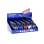 Sturmfeuerzeuge "METAL EFFECT", Doppelte blaue Flamme, 4-fach sortiert, 20er Display