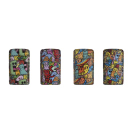 Sturmfeuerzeuge "DOODLE", Jetflame, 4-fach...