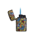 Sturmfeuerzeuge "DOODLE", Jetflame, 4-fach sortiert, 20er Display