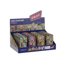 Sturmfeuerzeuge "DOODLE", Jetflame, 4-fach sortiert, 20er Display