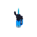 Sturmfeuerzeuge "TRANSPARENT COLOR", blaue Flamme, 5-fach sortiert, 20er Display