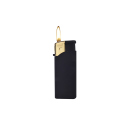 Elektrofeuerzeuge "MINI BLACK RUBBER" gold....
