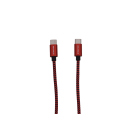 Tekmee Ladekabel, 1m; TYPE-C/TYPE-C, Nylon-geflochten, 6-fach sortiert, einzeln