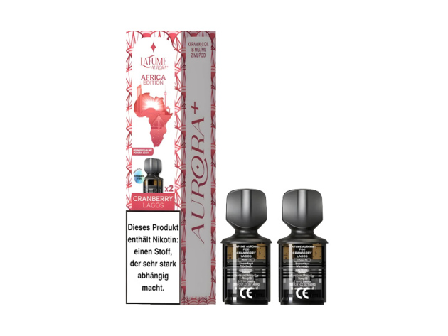 Lafume Aurora Pod - Cranberry Lagos (Cranberry, Sauer) - 18mg - 2er Set
