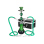 Shisha "Green" grün, 36 cm, 2 Schläuche, inkl. Aluminiumkoffer