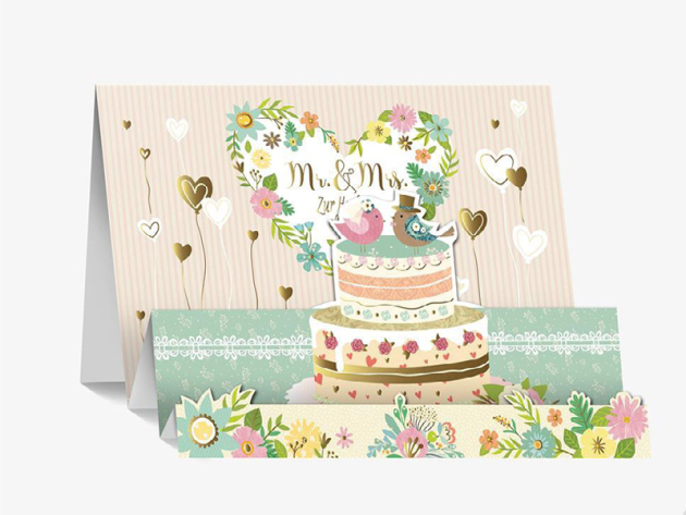 PAPELINO 3D-Aufstellkarten "Mr. & Mr.", 4er Pack