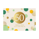 MIDORO Grußkarten "50 Herzlichen...