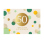 MIDORO Grußkarten "50 Herzlichen Glückwunsch", 4er Pack