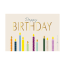 MIDORO Grußkarten "Happy Birthday", 4er Pack