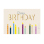 MIDORO Grußkarten "Happy Birthday", 4er Pack