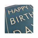 MIDORO Grußkarten "Happy Birthday", 4er Pack