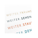 MIDORO Grußkarten "Träumen, Sehen..", 4er Pack