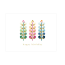MIDORO Grußkarten "Happy Birthday", 4er Pack