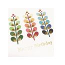 MIDORO Grußkarten "Happy Birthday", 4er Pack