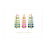 MIDORO Grußkarten "Happy Birthday", 4er Pack