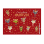 ADVENTSZAUBER Adventskalender Grußkarten "Eine schöne Adventszeit", 4er Pack