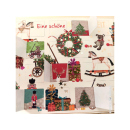 ADVENTSZAUBER Adventskalender Grußkarten "Eine schöne Adventszeit", 4er Pack