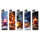 Elektrofeuerzeuge "Christmas Candles"; 5-fach...
