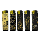 Elektrofeuerzeuge "Weihnachten Gold"; 5-fach...