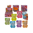 Stretchy Glitzer "Bärchen"; 6-fach sort.;...