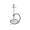 Shisha "clear", transparent, 63 cm, 1 Schlauch