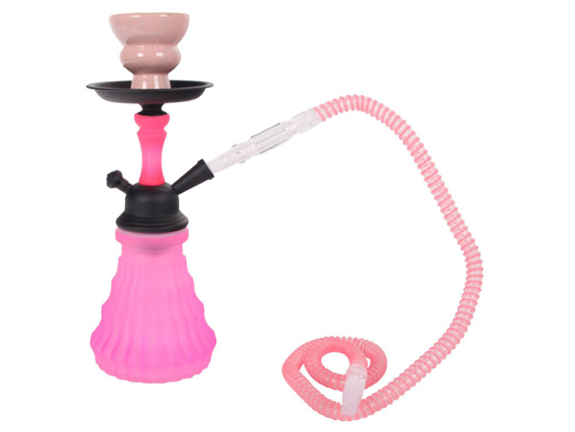 Shisha "Tiny", pink, 25 cm, 1 Schlauch