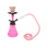 Shisha "Tiny", pink, 25 cm, 1 Schlauch