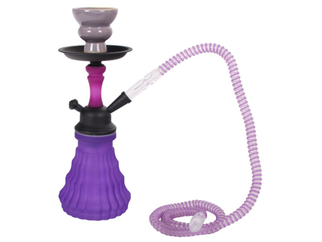Shisha "Tiny", lila, 25 cm, 1 Schlauch