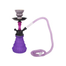 Shisha "Tiny", lila, 25 cm, 1 Schlauch