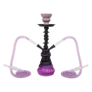 Shisha "Timeless", lila/schwarz, 30 cm, 2...