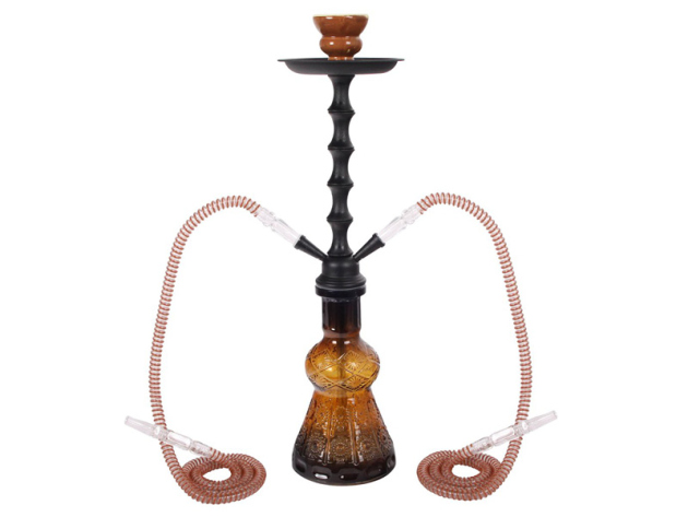 Shisha "Oldie", braun/schwarz, 50 cm, 1 Schlauch