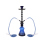 Shisha "Oldie", blau/schwarz, 50 cm, 1 Schlauch